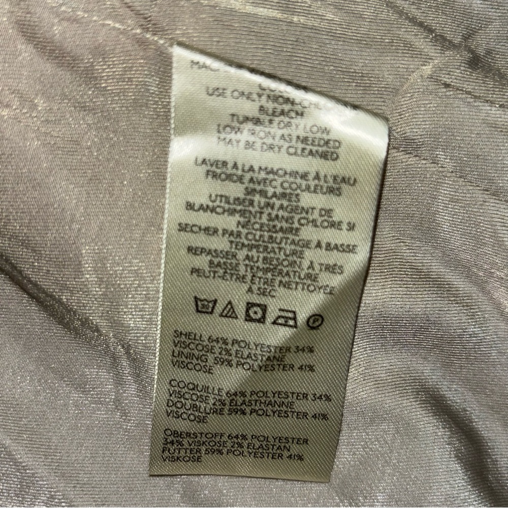 Free People oversized checked blazer in taupe plaid - Picture 15 of 16